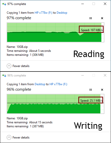 HP x778w speed