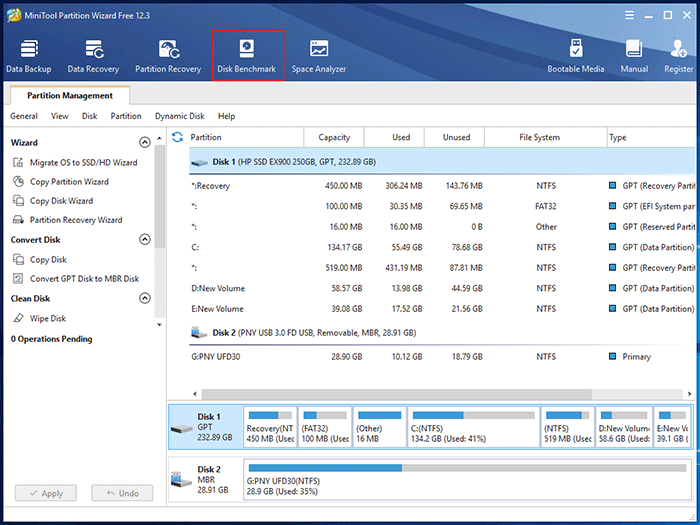 MiniTool Partition Wizard homepage
