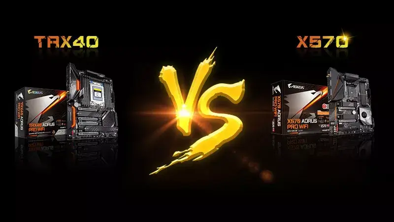 trx40 vs x570 chipset