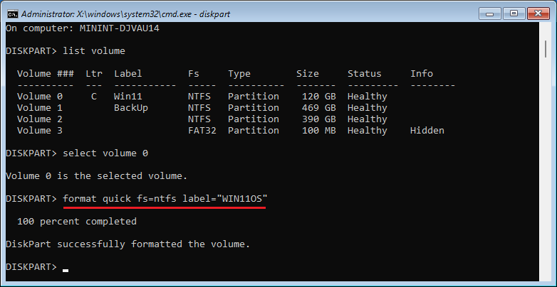 Formant command