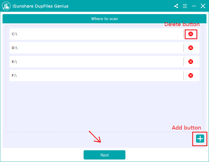 Home page of software