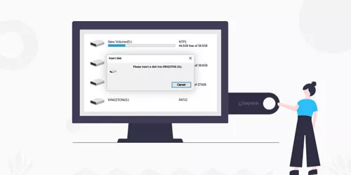 Facing ‘Please insert a disk into USB drive' Error on Windows 10? Fixed!