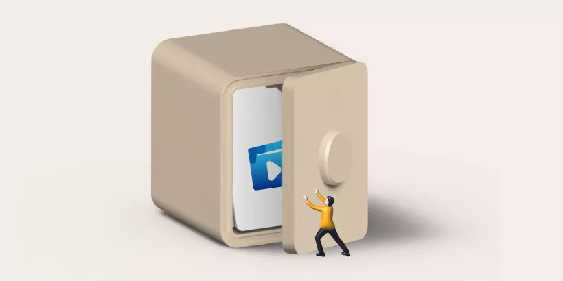 Encrypt video files