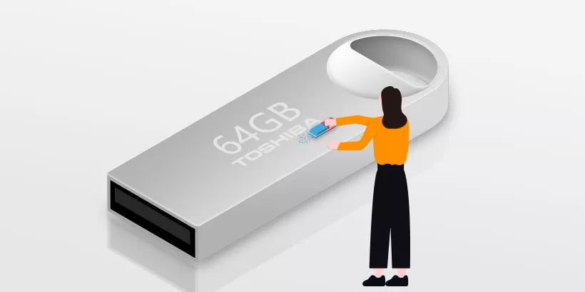 how do windows 10 users erase usb drive?