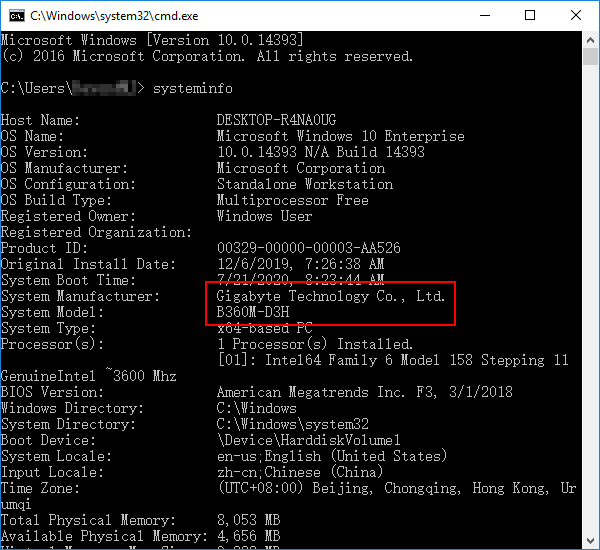 antwoord Blij Cusco How to Check Your Motherboard Model in Windows 10/8/7
