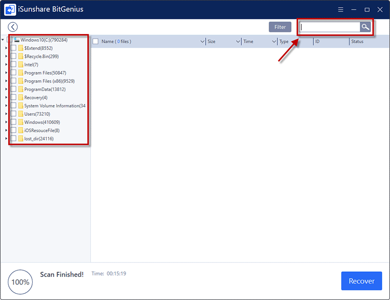 search file