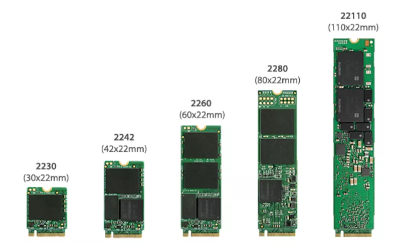 m2 ssd form factors