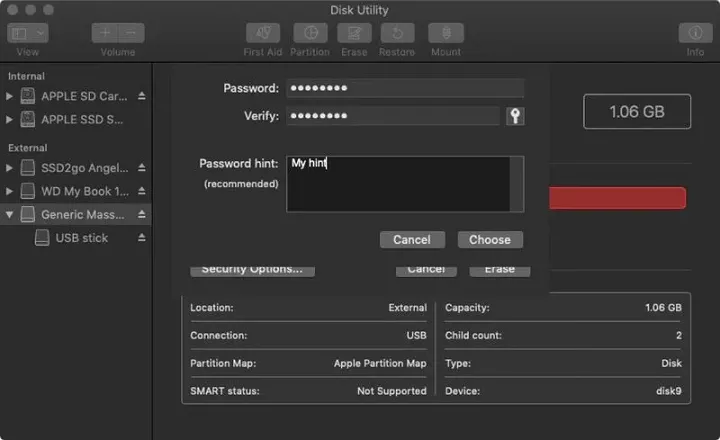 Set your password