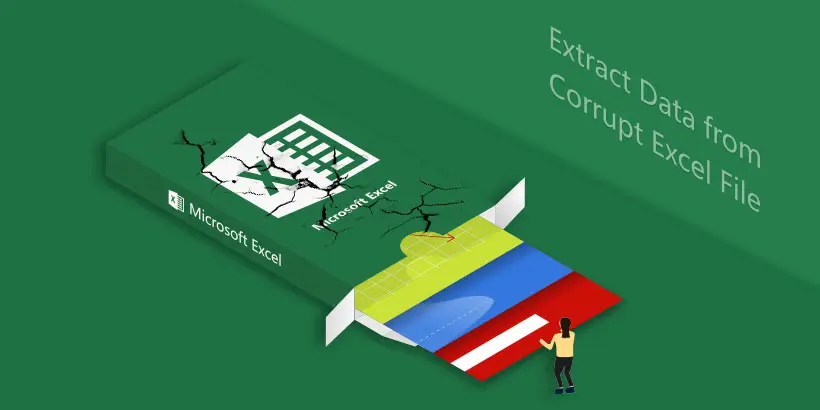 how to extract data from corrupt excel file
