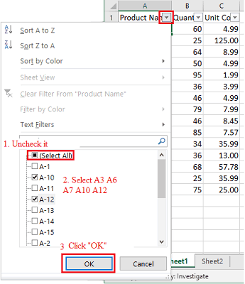 How To Filter Data Based On Another List In Excel