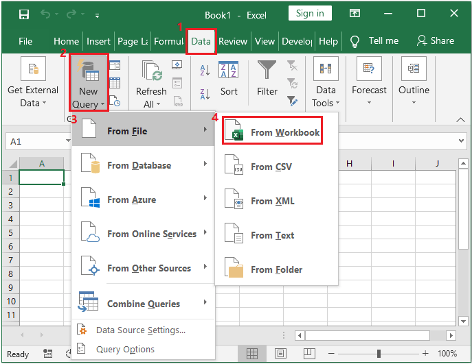 use power query