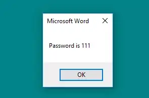 recover word document protected password by vba