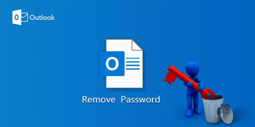 how to remove password from pst file in outlook