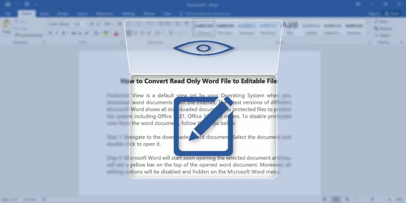 how to take off read only on microsoft word in windows 10