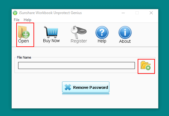 select an excel workbook