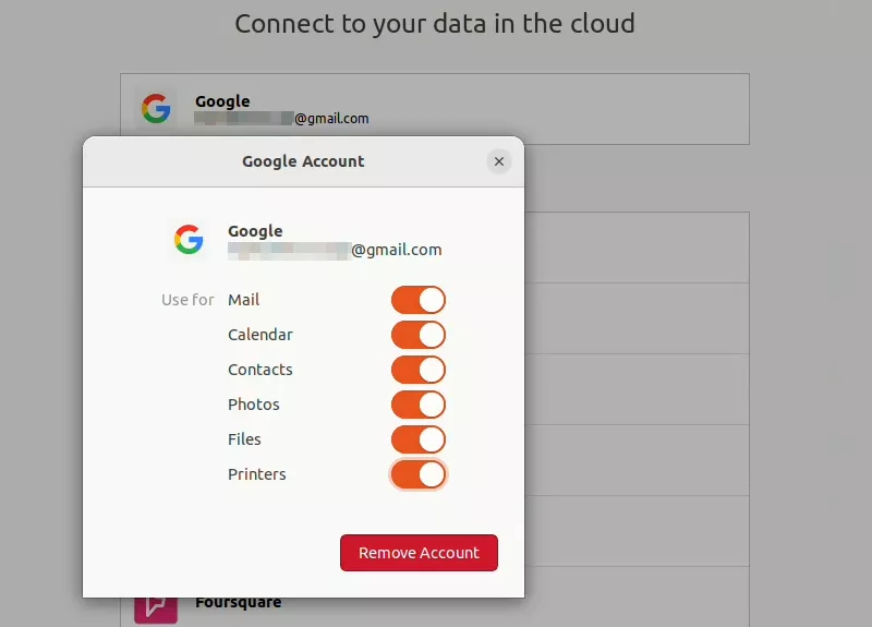 manage connect which google apps