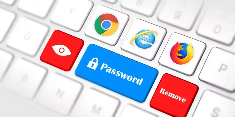 how to view and delete passwords on chrome firefox ie