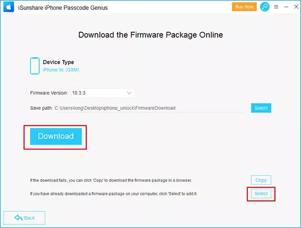 download firmware package