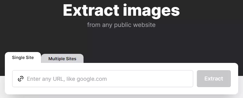extract images interface