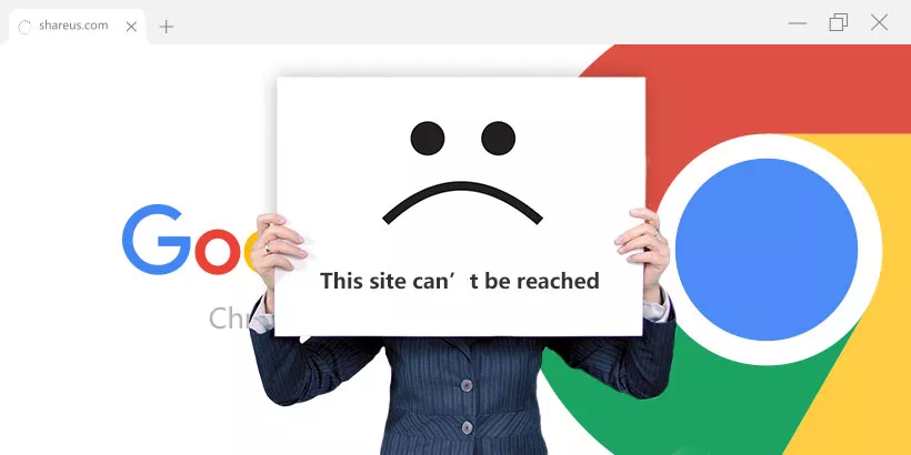 fix this site cant be reached error in google chrome