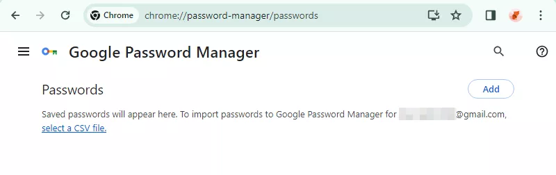 access google password manager
