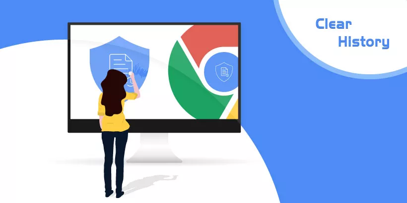 How to clear private history in Google Chrome for windows