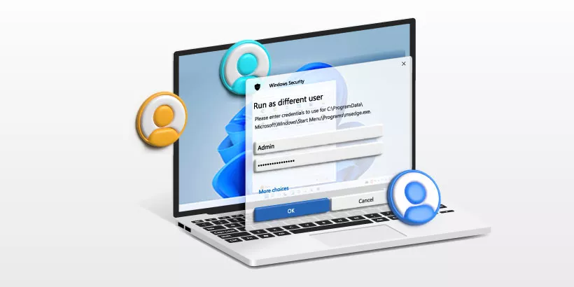 3 easy ways to run application as different user in windows 11/10