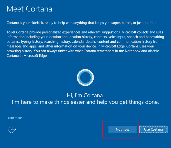 meet cortana