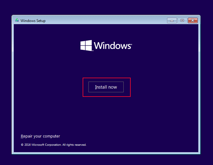 windows 10 setup 2