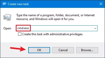 type cmd exe