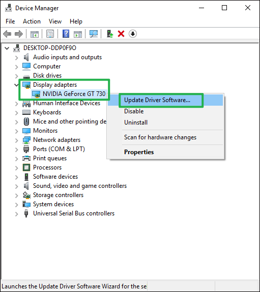 update display drivers