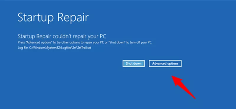 startup repair not work