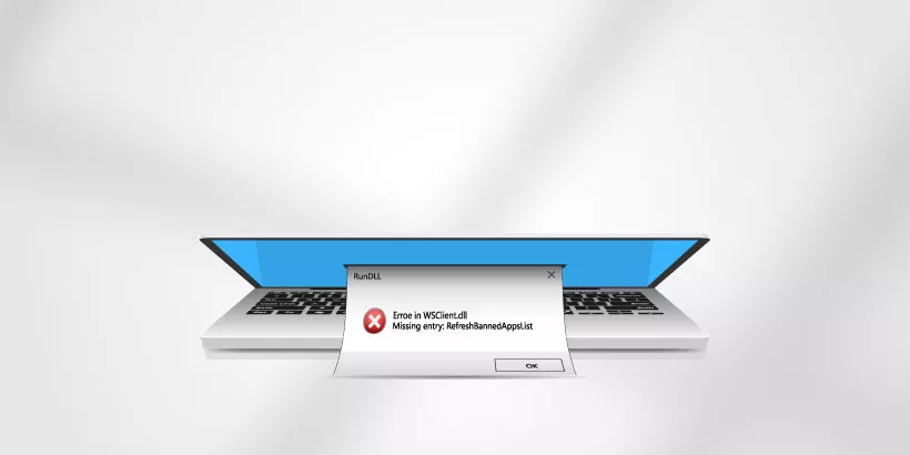 Full Fix: Error in WSClient.DLL Missing Entry in Windows 10/11