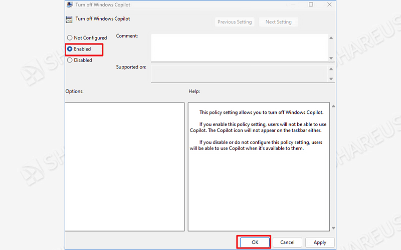 disable microsoft copilot