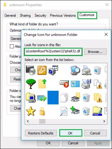 create a folder without icon