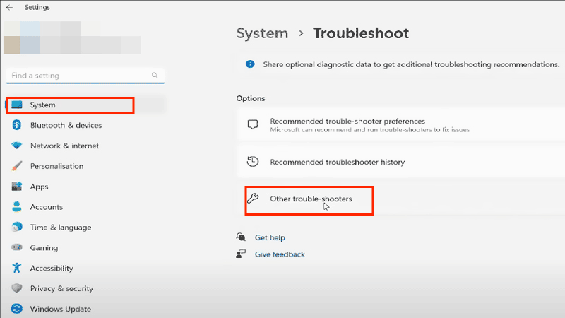 win 11 troubleshooters