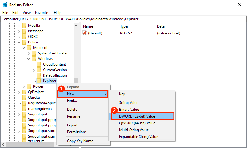 create the dword 32 bit value