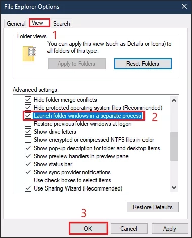 launch folder windows in a separate process
