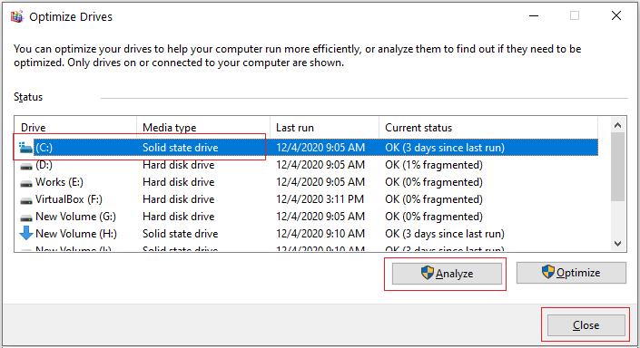 defrag your c drive