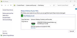 How to Use Windows File History to Back Up and Restore Files?