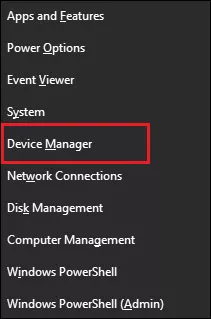 select device manager