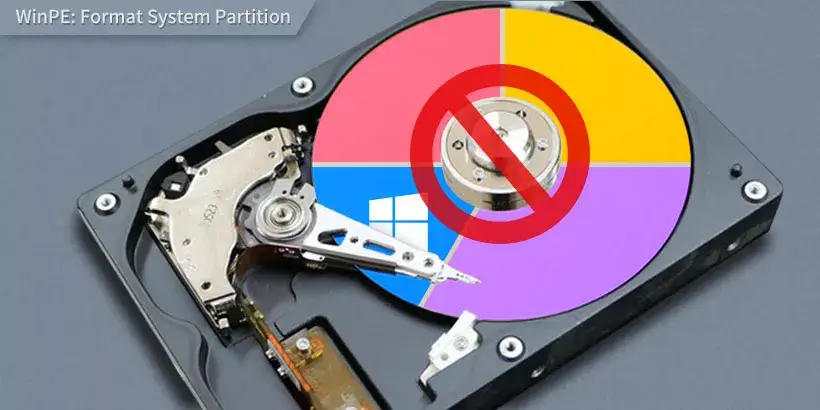 winpe fix windows cannot format system partition